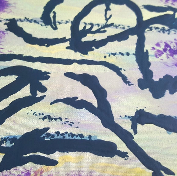 Original Abstract Painting on canvas- Signed by artist - Picture 3 of 3